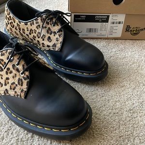 Dr. Martens 1461 Leopard Shoes